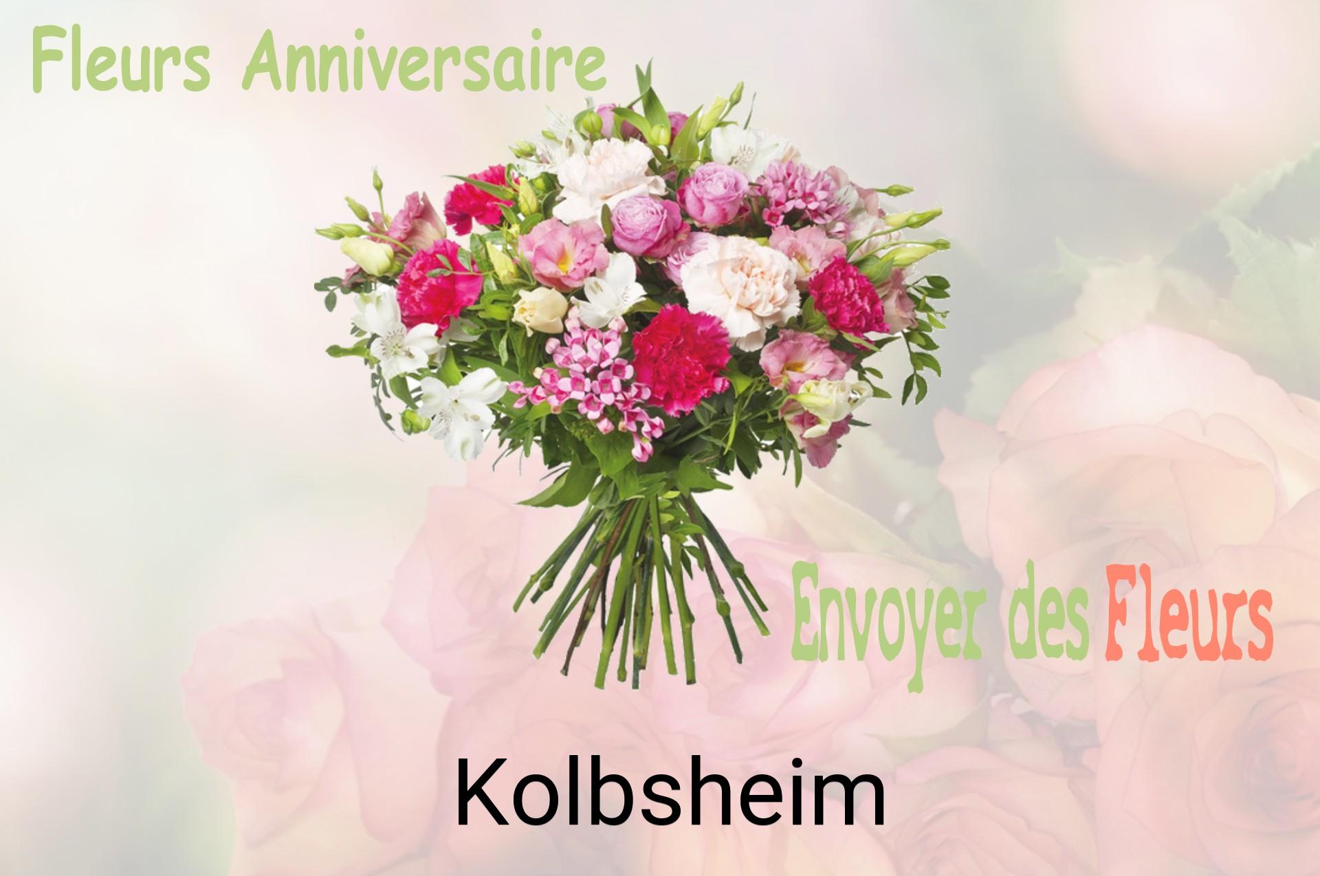 Bouquet de fleurs d’anniversaire livré à Kolbsheim