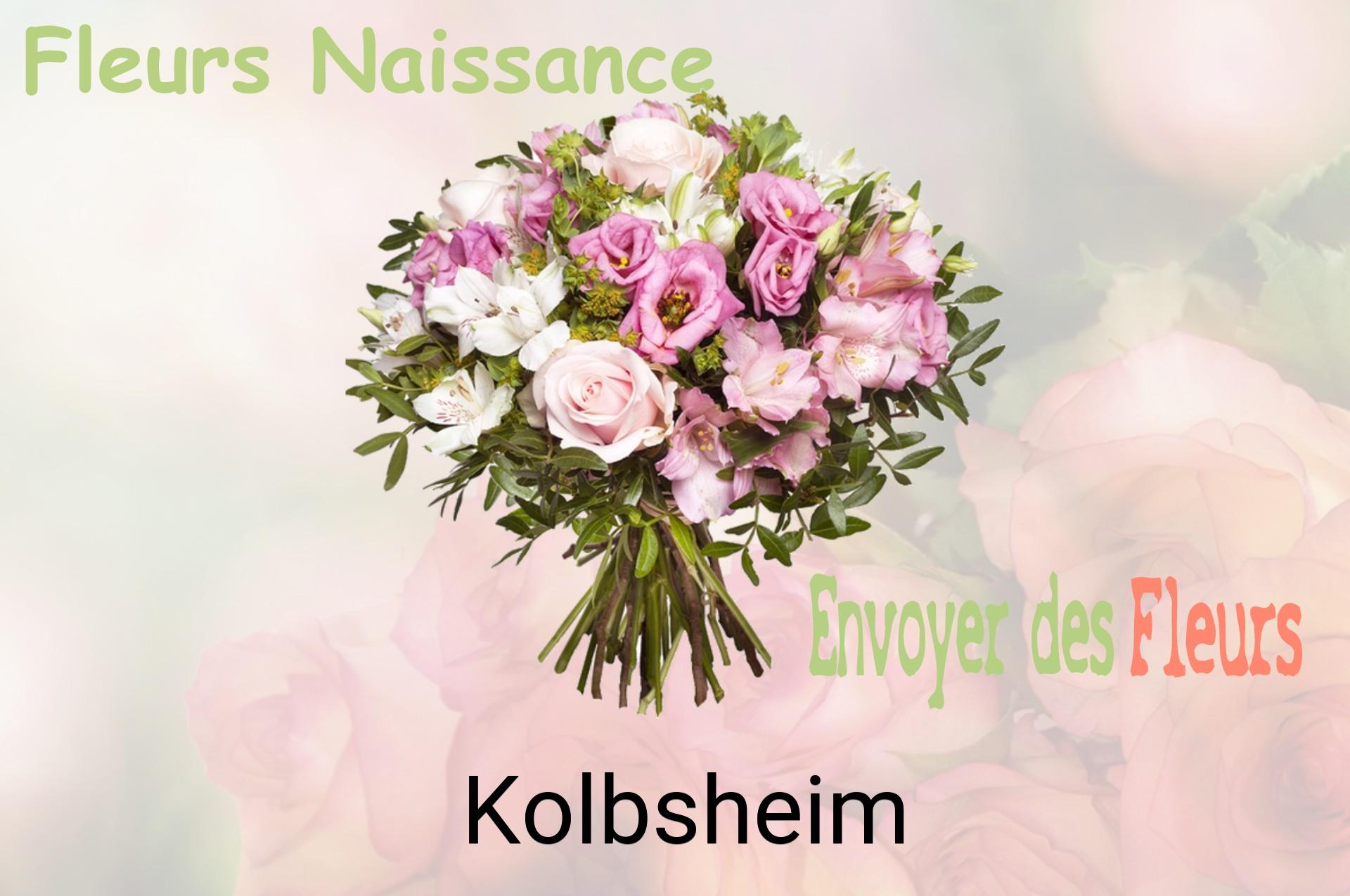 Bouquet de fleurs de naissance livré à Kolbsheim